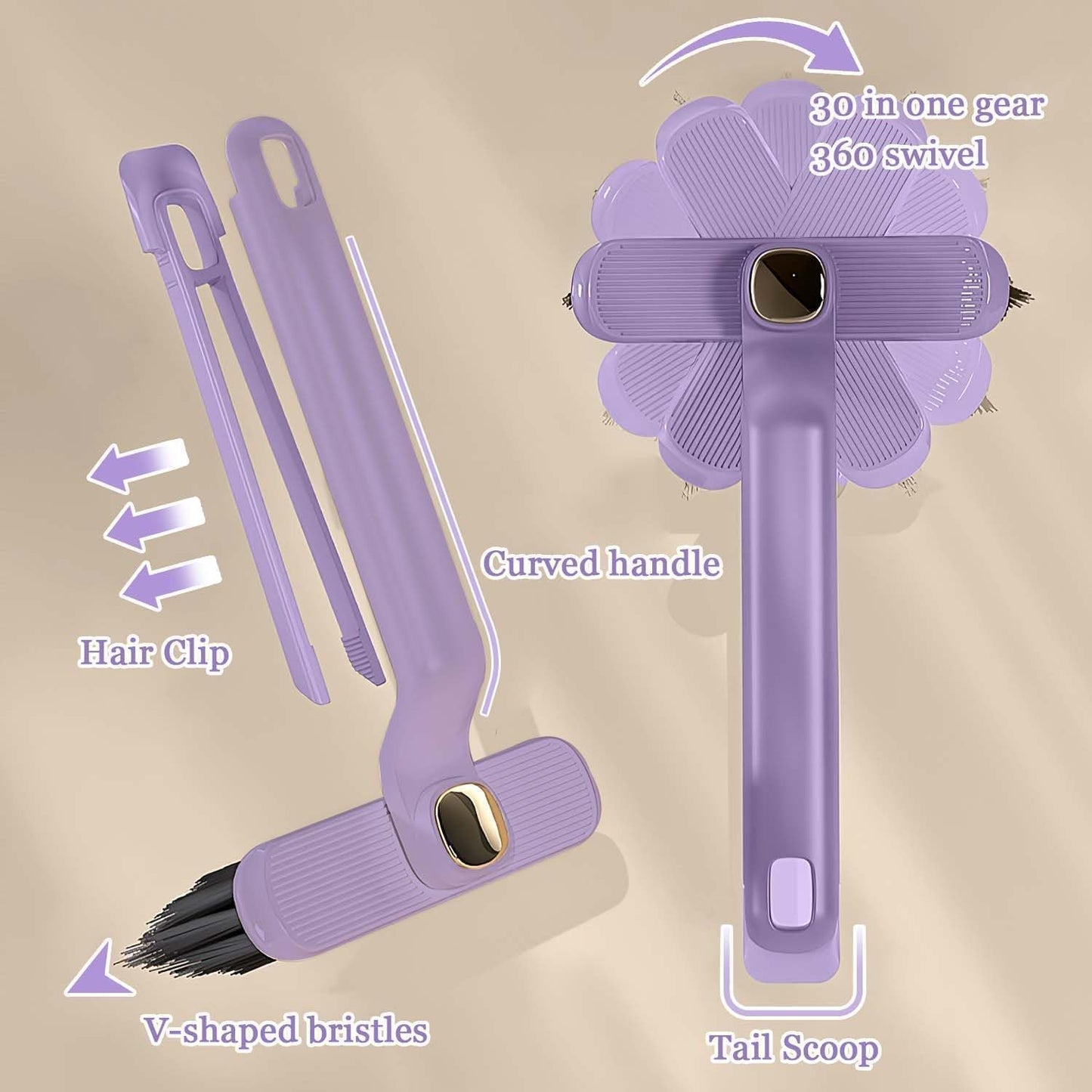 Multi-Function Bathroom Cleaning Brush